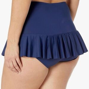 NWT Plus Sz Beach House Sophie Pleated Swim Skirt Attached Bikini Sz 16W